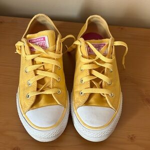 Yellow Converse | All Star | Platform | Kids 3